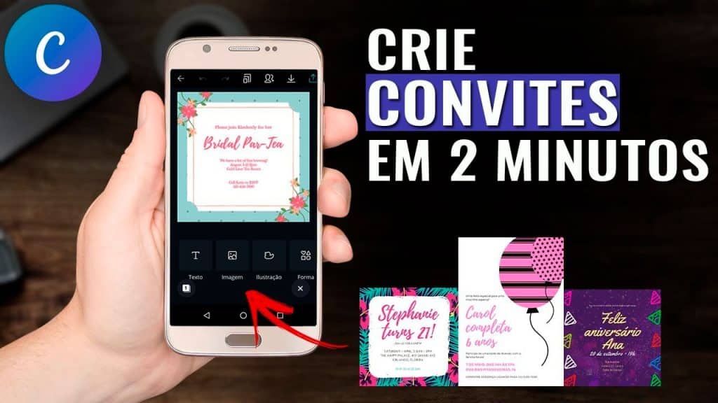 criar convites personalizados